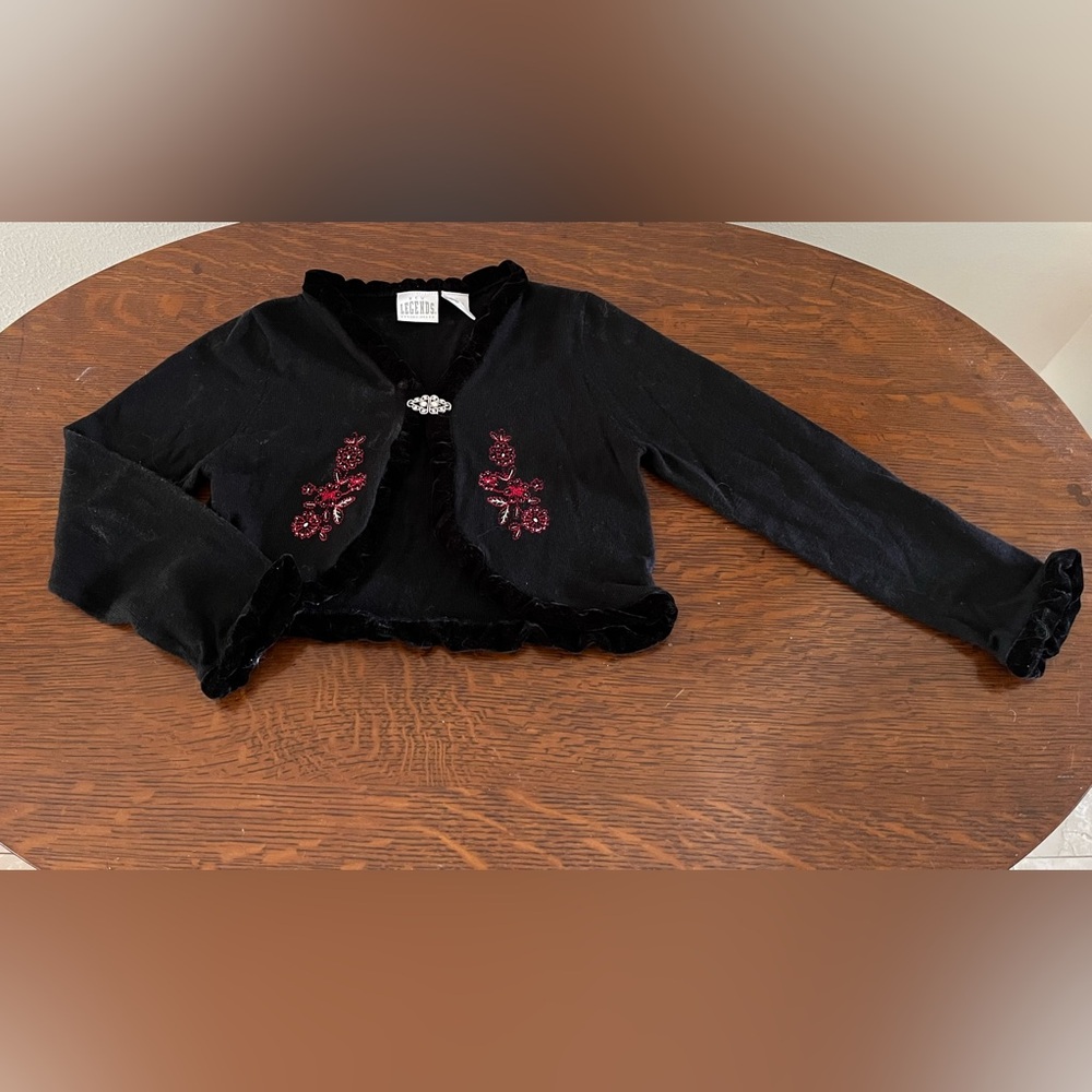 New Legends Cardigan with Velvet Trim 6X